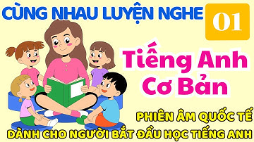 ⭐️ Tự Học Tiếng Anh Giao Tiếp Cơ Bản Cho Người Mới Bắt Đầu| LESSON 1