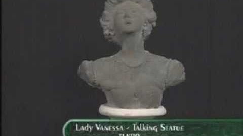 HAUNTEDPROPS.COM Lady Vanessa & Colonel Buford Talking Statues