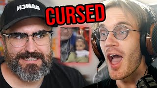 I Show PewDiePie The Most Cursed Video On The Internet