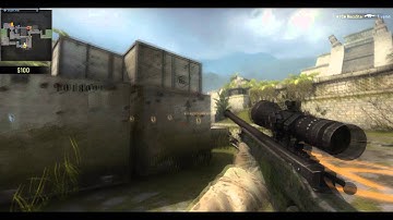 CS:GO - Triple No Scope + Flashed wallbang headshot
