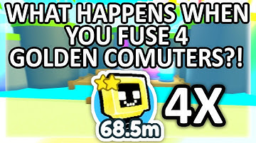 What happens when you fuse 4 Golden Happy Computer? [PET SIMULATOR X]
