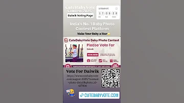 CuteBabyVote Contest 2025 Vote Cutebaby Contest 2025 Vote For Daiwik 