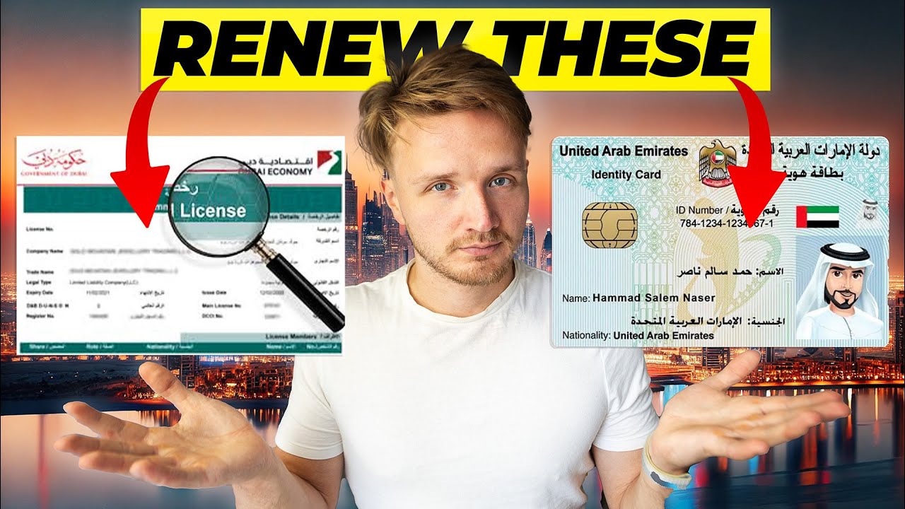 How to RENEW Your Dubai Company + Residency 🇦🇪 | FULL GUIDE