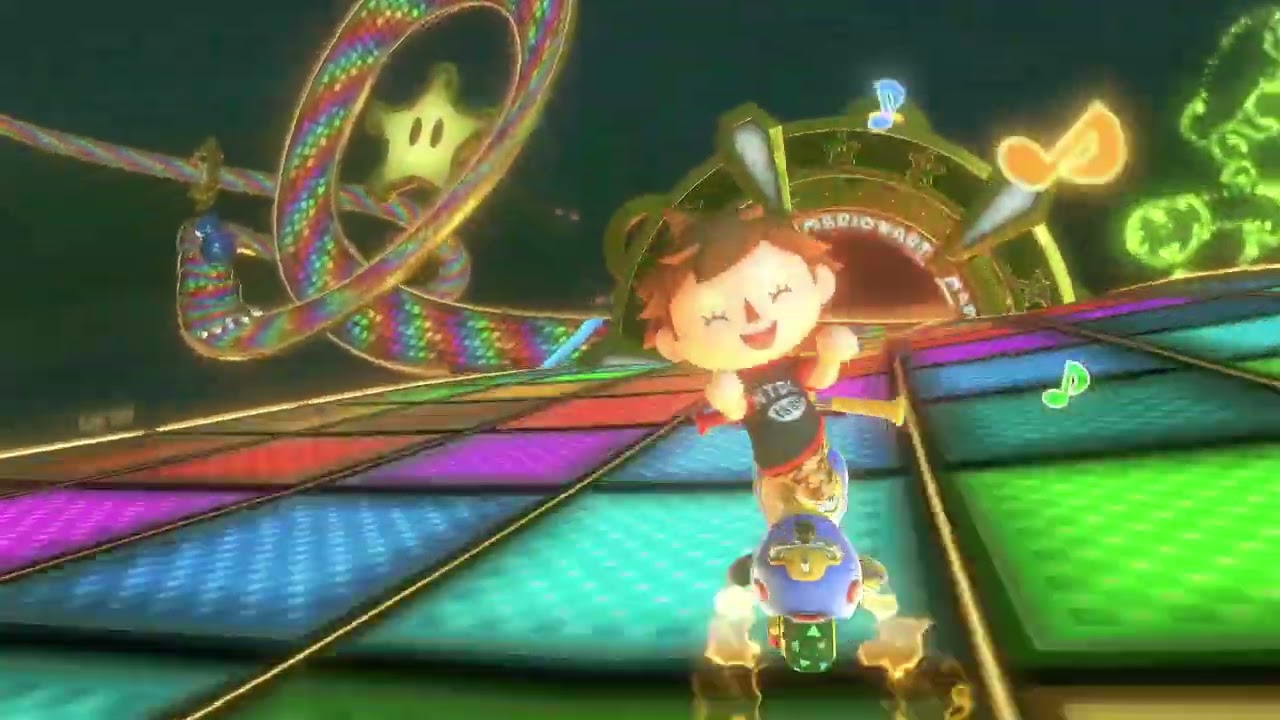 Mario Kart 8 Deluxe / 240427) N64 무지개 로드 (With Warg and