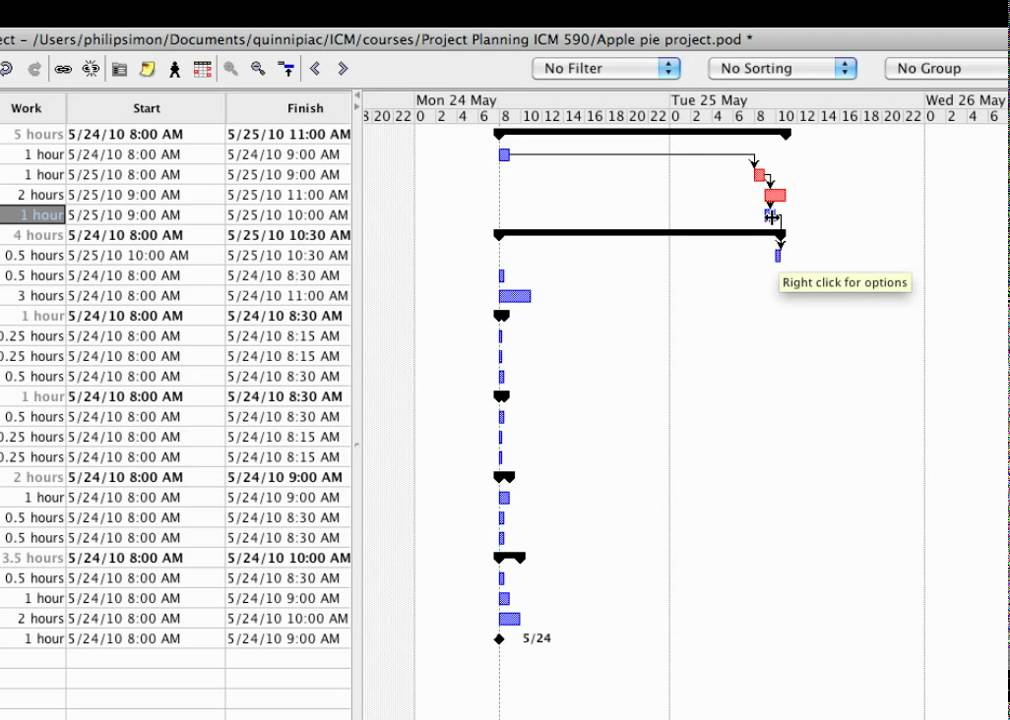 Libre Gantt Chart