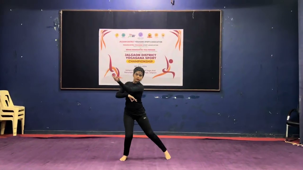 Artistic Yoga Dance | Solo Performance in District Level Yogasan Competition