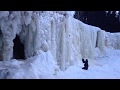 icy frozen waterfall (JAGALA JUGA)
