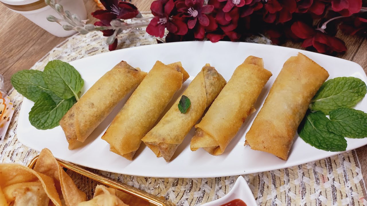 Chicken Cheese Mint Roll Recipe//Wonton Recipe//Roll Recipe By Seher Parwez