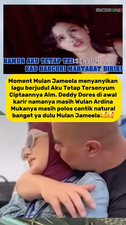 Mulan Jameela dulu diawal karirnya bernama Wulan Ardina masih polos cantik natural‼️