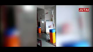 JUTAI 90 Degree Folding Arm Barrier Gate Testing Video