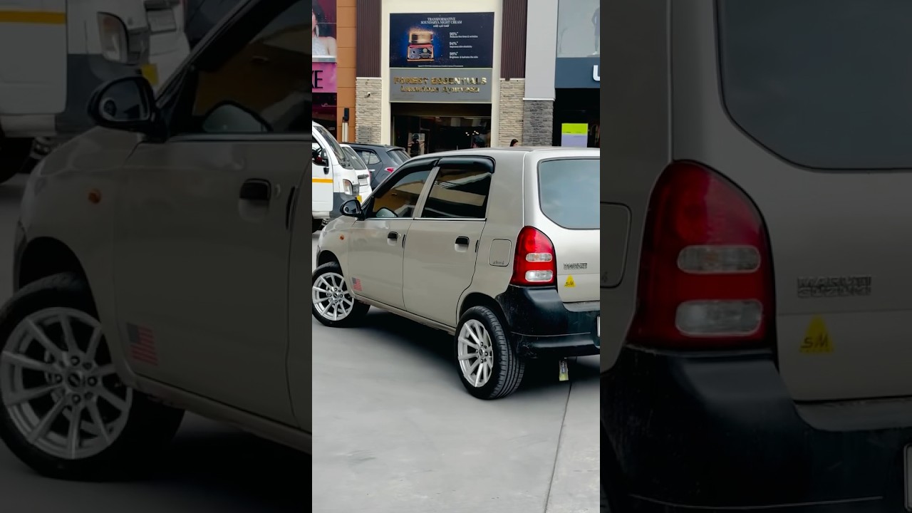 Full 🔥modified alto lxi with alloy wheels 