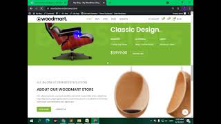 Woodmart free theme active.... screenshot 1