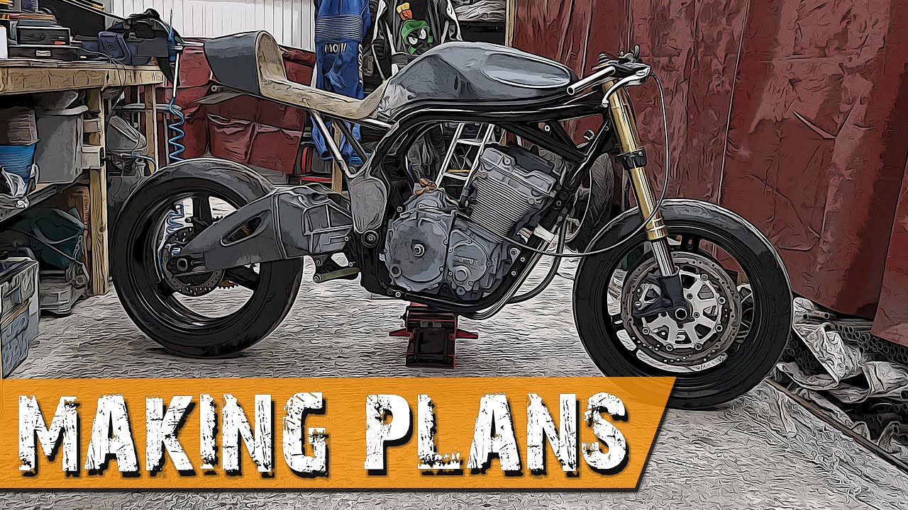 Making plans - Suzuki Bandit Cafe Racer - GIXIT Project Part 50