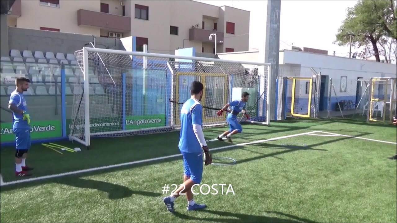 Allenamento portieri di calcio.Greco Alessandro.