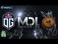 OG vs ML -  Game 3 - MDL Changsha 2018 - Europe Qualifier - Final