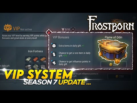 Frostborn added a VIP SYSTEM!!! OMG, How Does It Affect F2P?