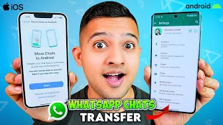 How To Transfer WhatsApp Chats From iPhone To Android (2024)⚡Official Method For All Android Phones🔥