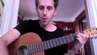 Video thumbnail of "Middle Eastern Scales with Chords on guitar: Hijaz"