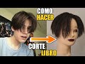 COMO hacer CORTE LIBRITO ABIERTO CORRECTAMENTE y verse BIEN | PEINADO  hombre AESTHETIC