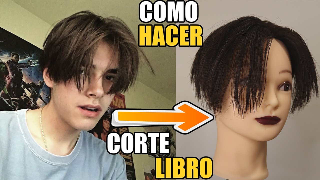 COMO hacer CORTE LIBRITO ABIERTO CORRECTAMENTE y verse BIEN | PEINADO  hombre AESTHETIC - YouTube