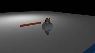 Mini-bouncebot: clearing two obstacles with a spring-loaded jump