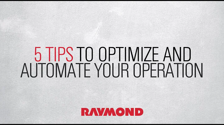 5 Tips to Optimize and Automate Your Operation