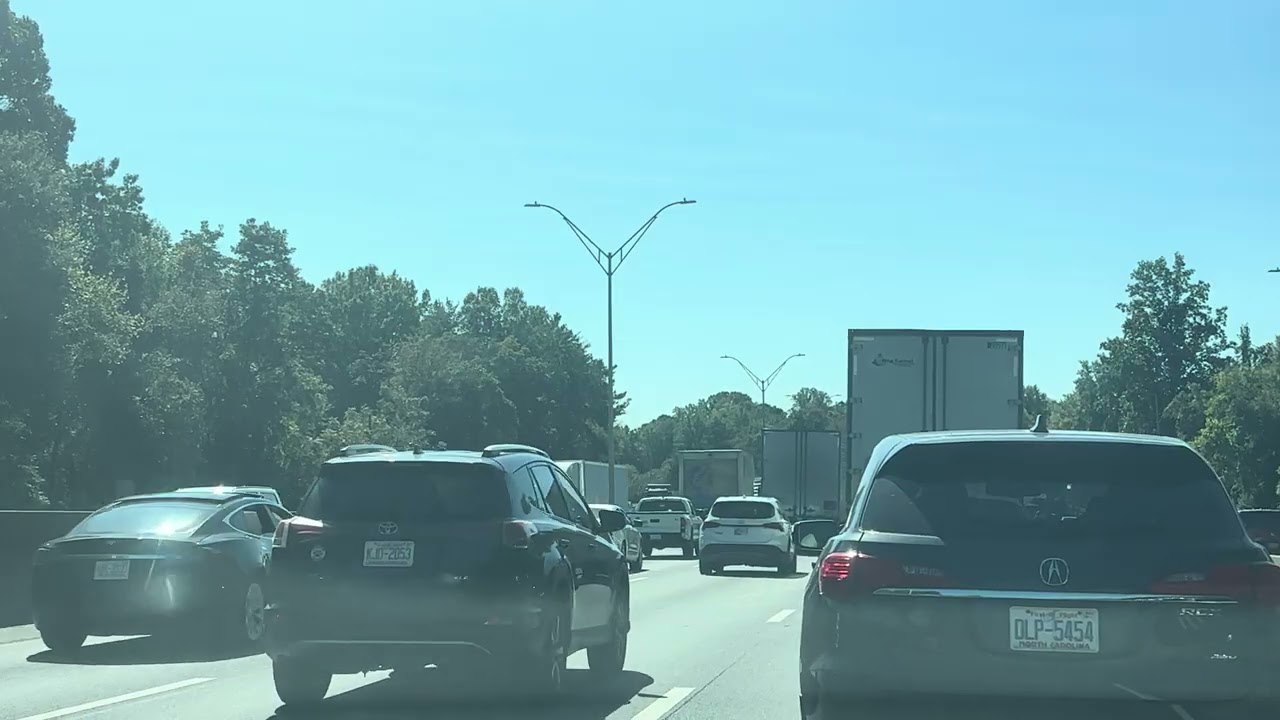 4K | Driving Charlotte Wesley Heights, NC