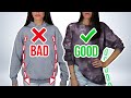 7 Ways You’re Wearing Sweatshirts & Hoodies WRONG! *how to fix*