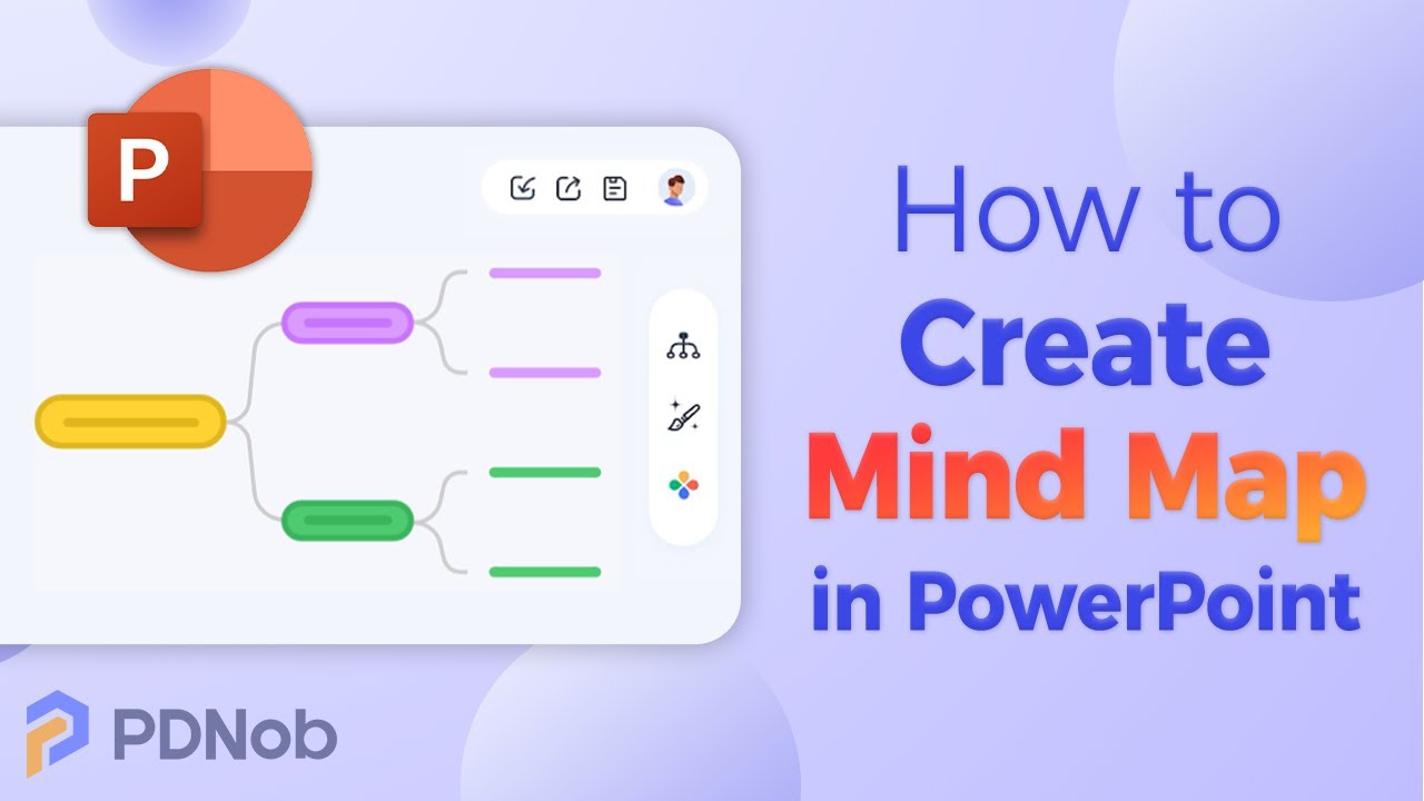 [Tutorial] How to Create Mind Map in PowerPoint & PDNob Mind Map - YouTube