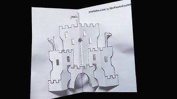 kirigami paper art Tutorial_with Template | Super Easy Way To Make Kirigami Pop Up card