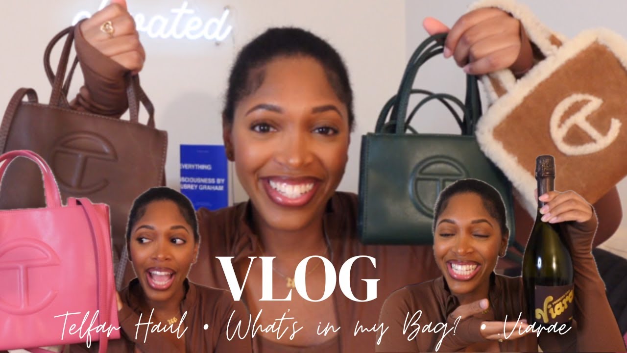 Telfar Haul | What's in my Bag? | Viarae Wines: A new Prosecco by Issa ...