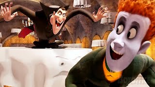 Hotel Transylvania (2012) Flying Table Chase  | Movie Scene