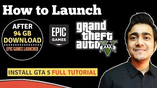 How to Open/Install/Launch GTA 5/GTA V After Downloading 94 GB File on Epic Games Launcher screenshot 5