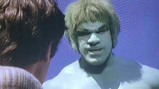 The Incredible Hulk Behind the Wheel Jack McGee threatens Hulk scene