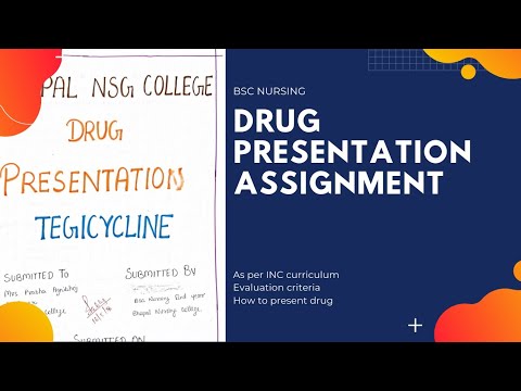 drug presentation format in nursing