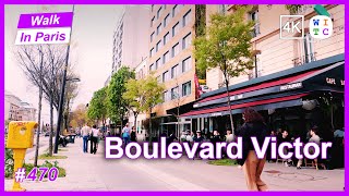 Boulevard Victor, Paris, France | Paris walk | Paris street tour | Paris street walk | Walk In Paris