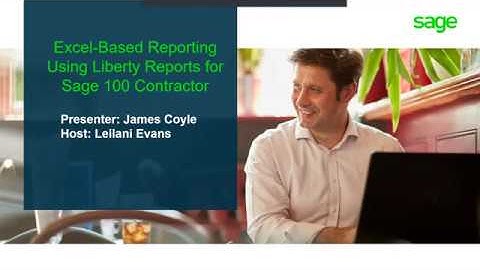 Overview of Liberty Reports: Using Excel with Sage 100 Contractor