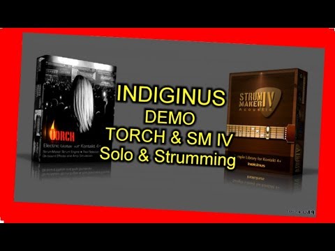 DEMO INDIGINUS StrumMaker IV & TORCH - Solo & Strumming Guitars