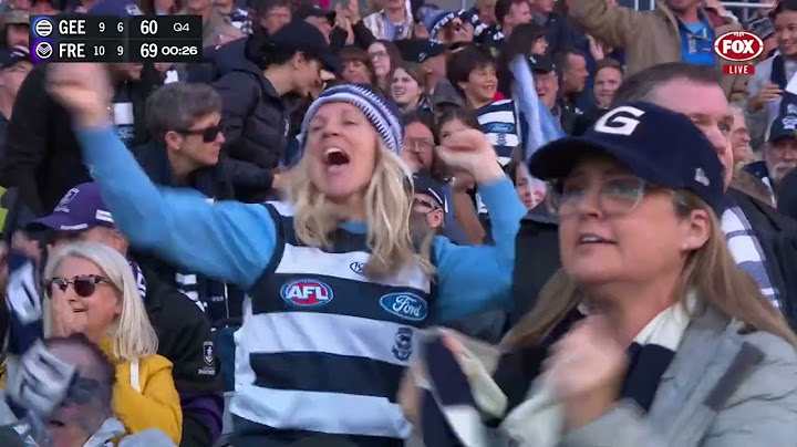 Kennedy Last Two Minutes: Geelong Cats v Fremantle | Round 7, 2022 | AFL