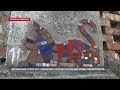 Художник из Перми украсил улицу Севастополя мозаичными котиками