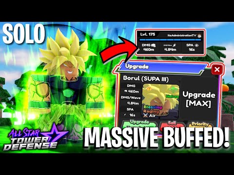 BUFF BROLY IS A LEGENDARY TOWER NOW IN ULTIMATE TOWER DEFENSE 