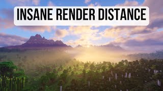 VANILLA vs Distant Horizons 2.0 + Bliss shader | 128 chunks Render Distance