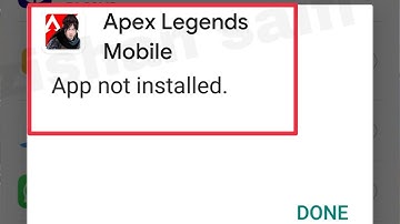How To Fix Apex Legends Mobile app not installed. Problem Solve