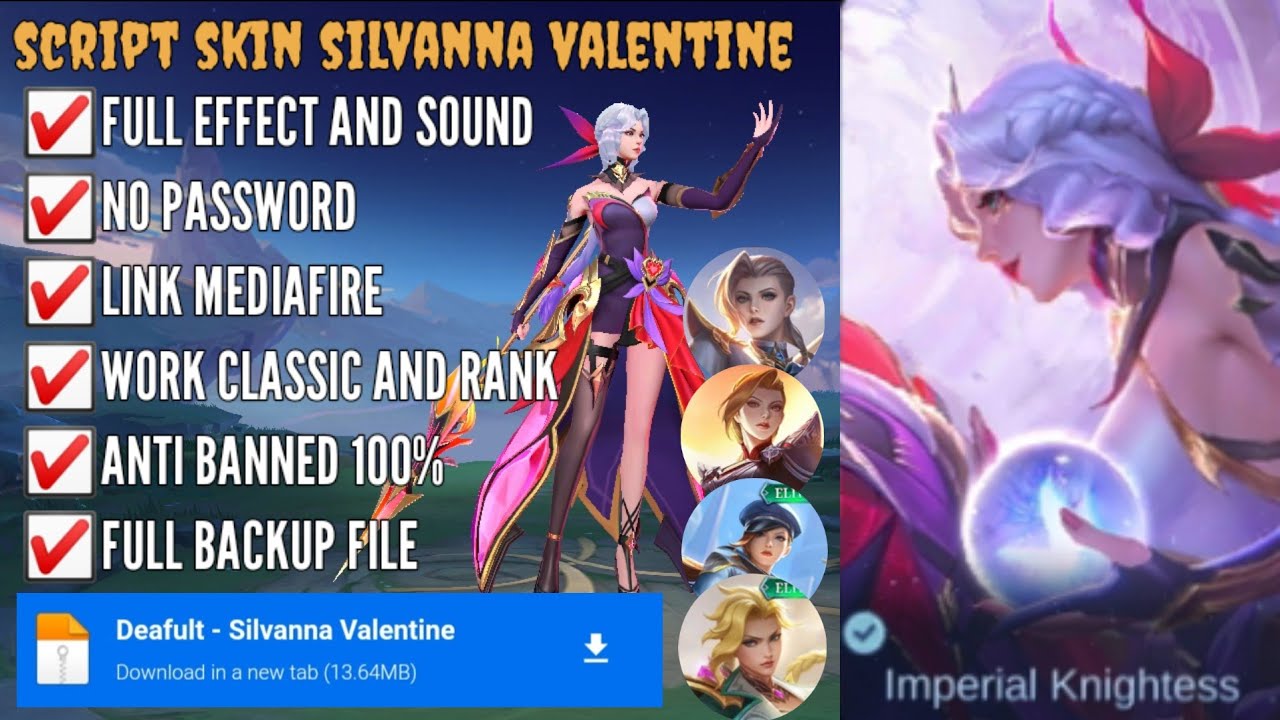 New!! Script Silvanna Valentine no password full effect and voice terbaru