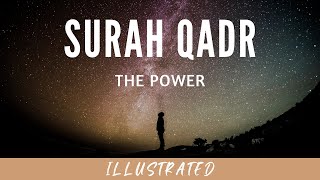 Surah Qadr (Illustrated) | Beautiful Quran Recitation by Ridjaal Ahmed | Animated Tafseer