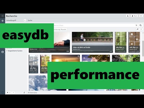 Performance for easydb [German]