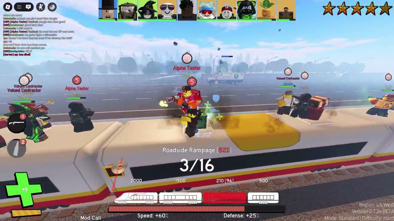 Defend The Train - Police Chief's Anime Theme Song Starts Playing And Then He Wipes The Entire Team