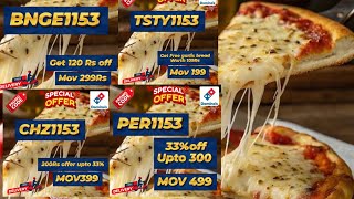Pizza Domino 🍕 kode kupon 🍕 |Penawaran diwali Domino 😋 #Domino'spizza #Domino's