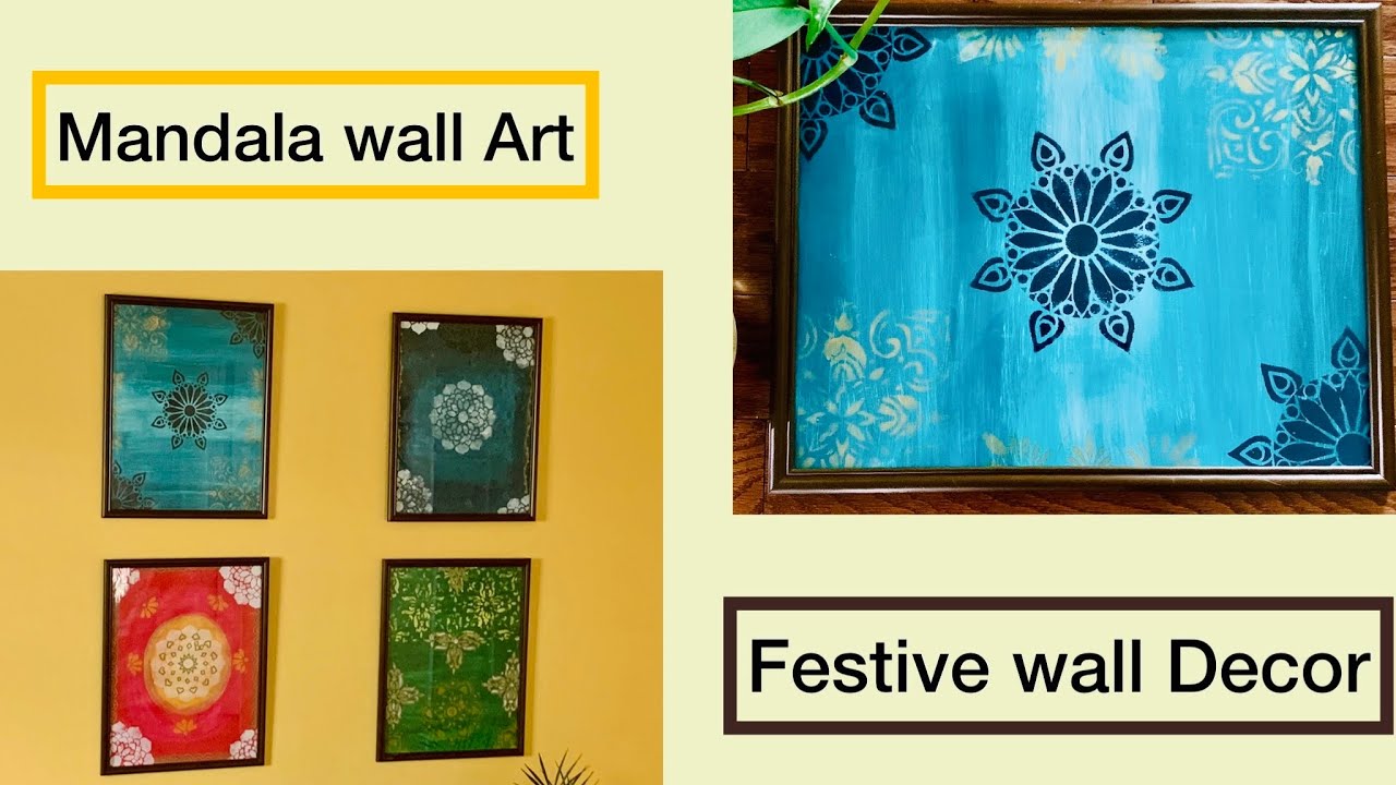 Indian Ethnic Wall Decor / Budget Friendly Wall Decor / Mandala Wall decor / Festive Decor Idea