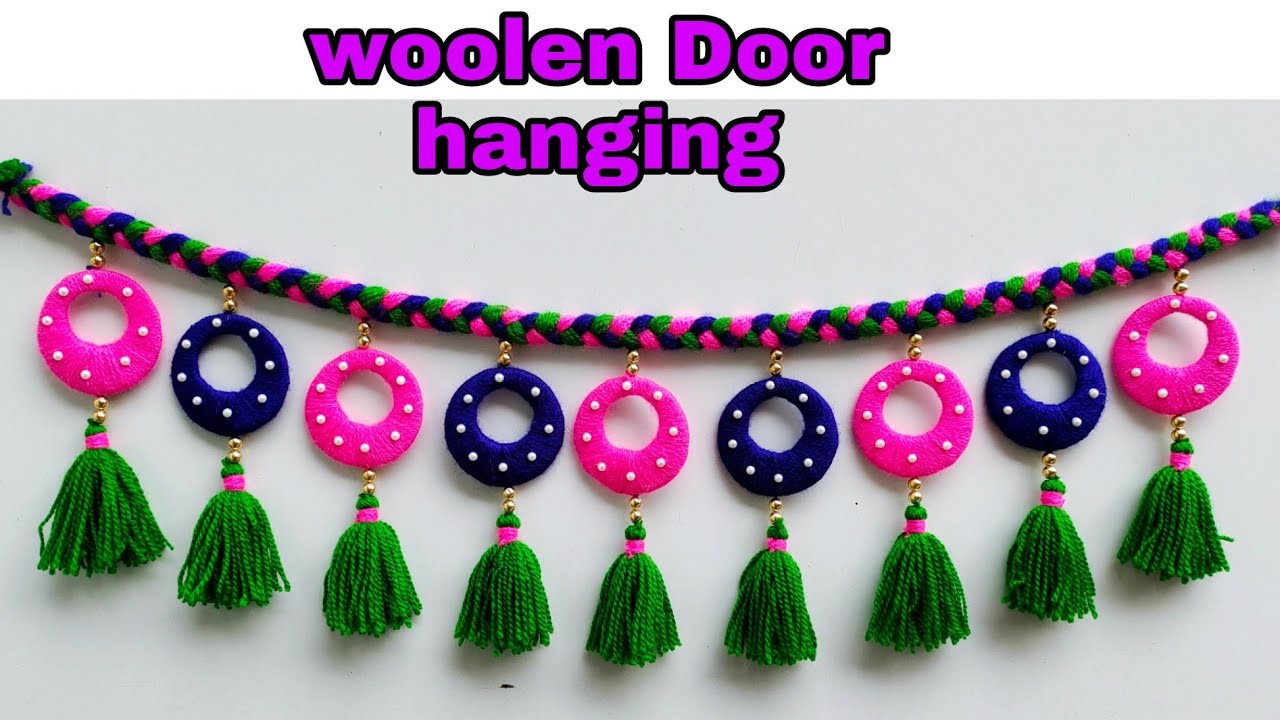 shorts/New Woolen door hanging design ️🥰 YouTube
